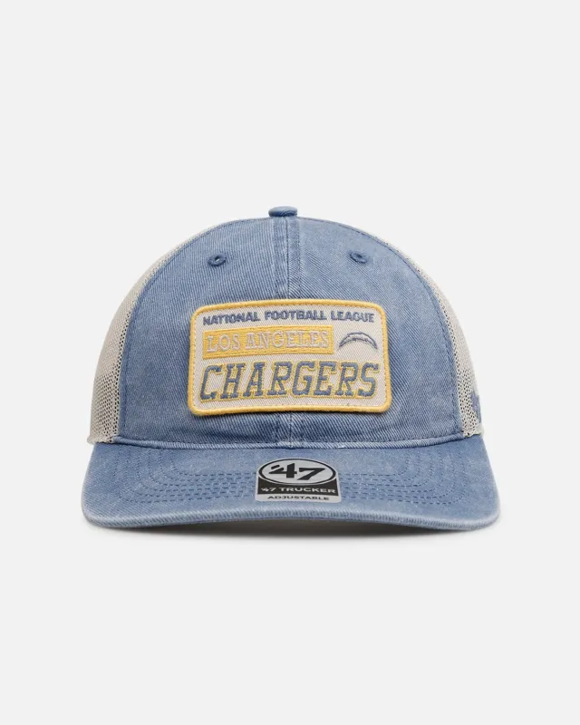 47 Brand Los Angeles Chargers 'Canteen' '47 Trucker Snapback Blue sold by Culture Kings