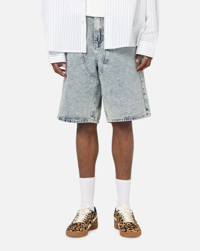 XXIII Diamond Buckle Back Jorts Blue Stonewash sold by Culture Kings