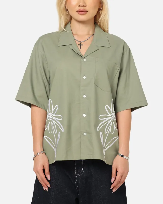 Carre Hand Picked Button Up Shirt Green sold by Culture Kings