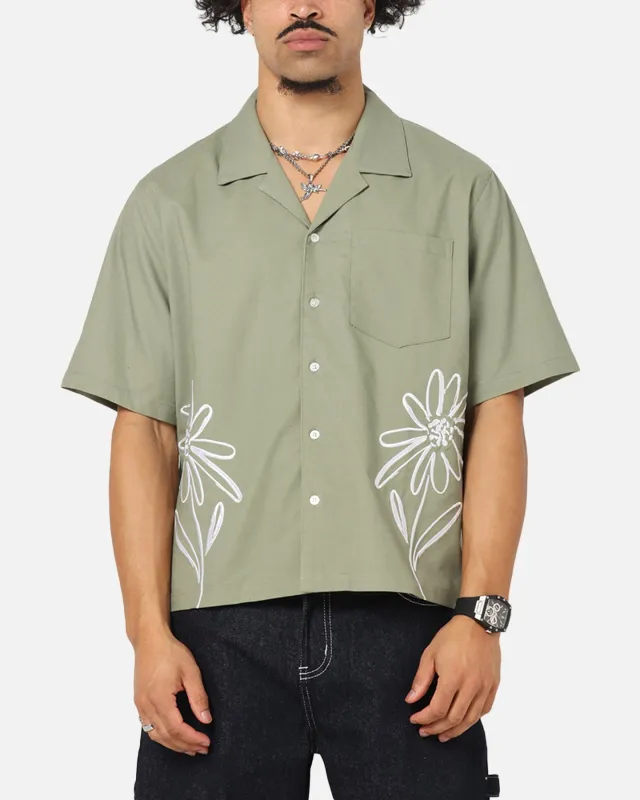 Carre Hand Picked Button Up Shirt Green sold by Culture Kings
