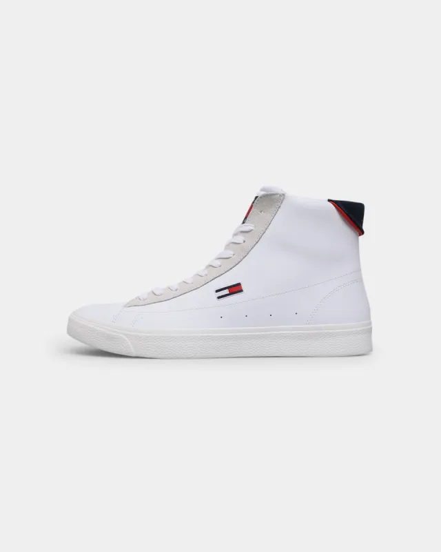 Tommy Jeans Retro Vulcanised High Sneakers White made by Culture Kings