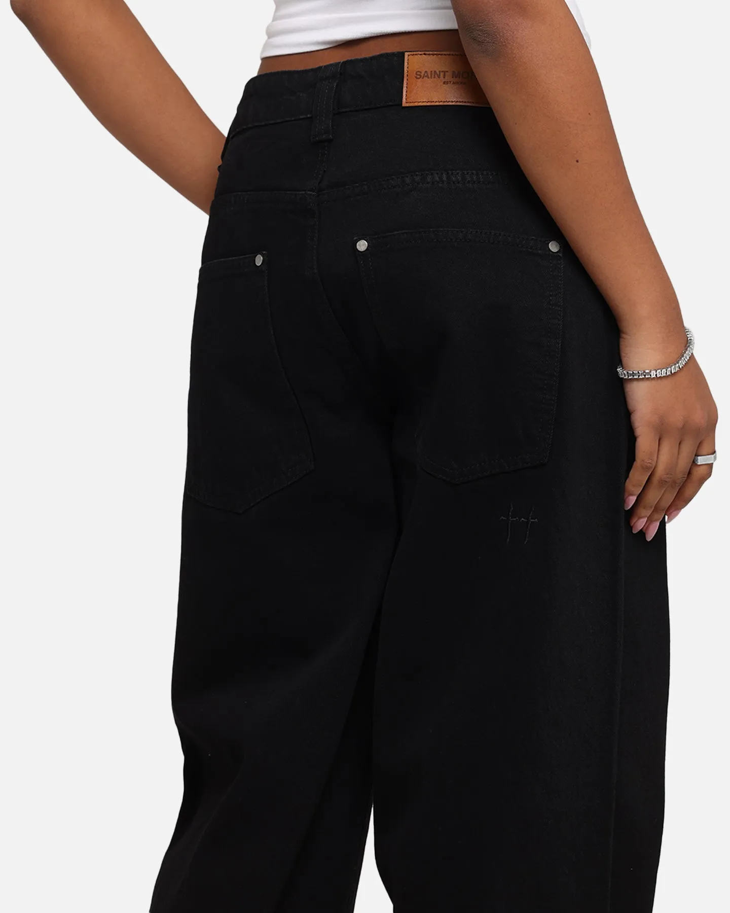 Saint Morta Amplus Jeans Black Stonewash sold by Culture Kings product image thumbnail 4