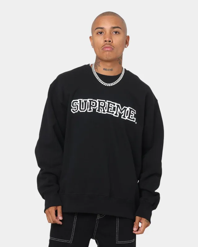 Supreme Shattered Logo Crewneck Black sold by Culture Kings