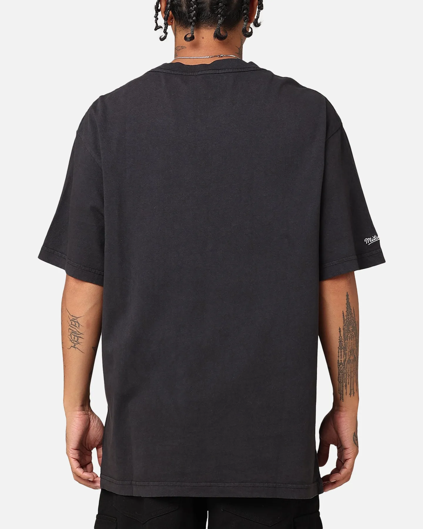 Mitchell & Ness Boston Celtics Ice Blue Logo T-Shirt Faded Black sold by Culture Kings product image thumbnail 3