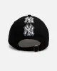 New Era New York Yankees 'Spine' 9FORTY A-Frame Strapback Black/White sold by Culture Kings
