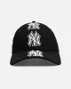 New Era New York Yankees 'Spine' 9FORTY A-Frame Strapback Black/White sold by Culture Kings