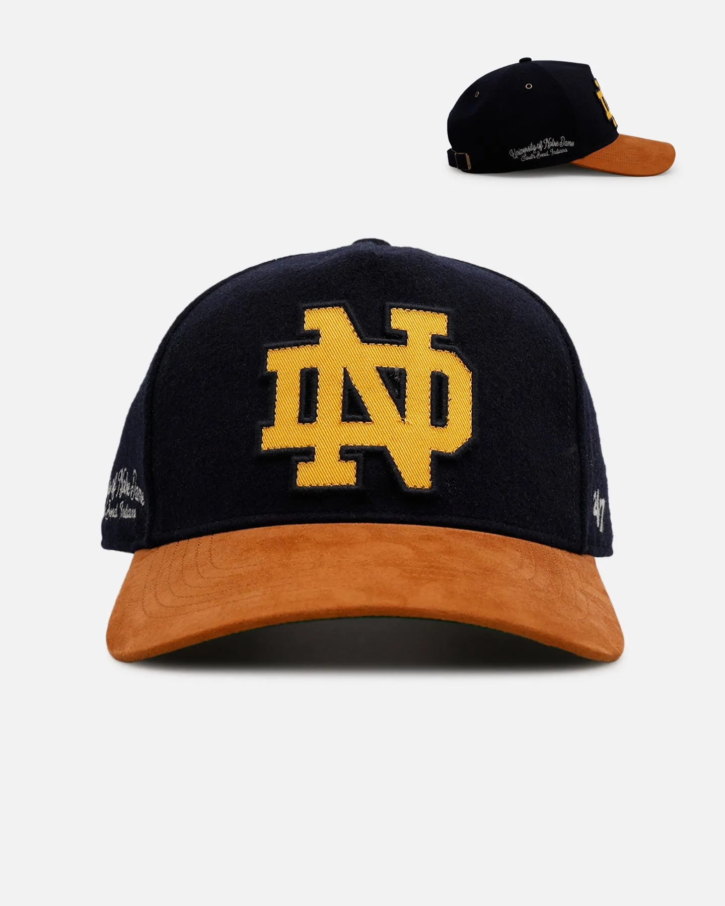 47 Brand Notre Dame Fighting Irish 'Golden Age' 47 Hitch Strapback Navy sold by Culture Kings