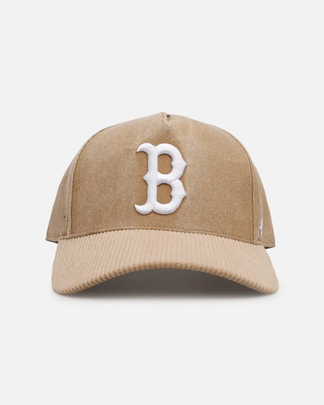 47 Brand Boston Red Sox 'Apollo Cord Khaki' Hitch Snapback Khaki sold by Culture Kings