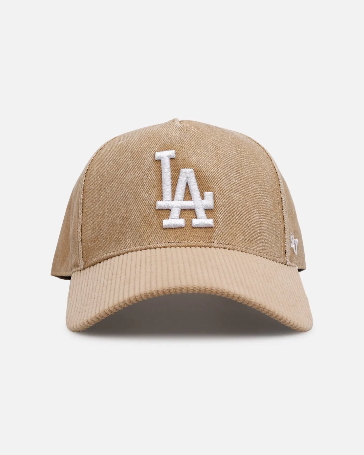 47 Brand Los Angeles Dodgers 'Apollo Cord Khaki' Hitch Snapback Khaki sold by Culture Kings