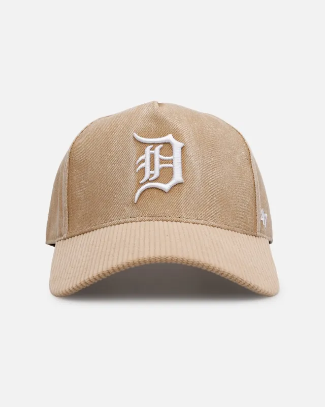47 Brand Detroit Tigers 'Apollo Cord Khaki' Hitch Snapback Khaki sold by Culture Kings
