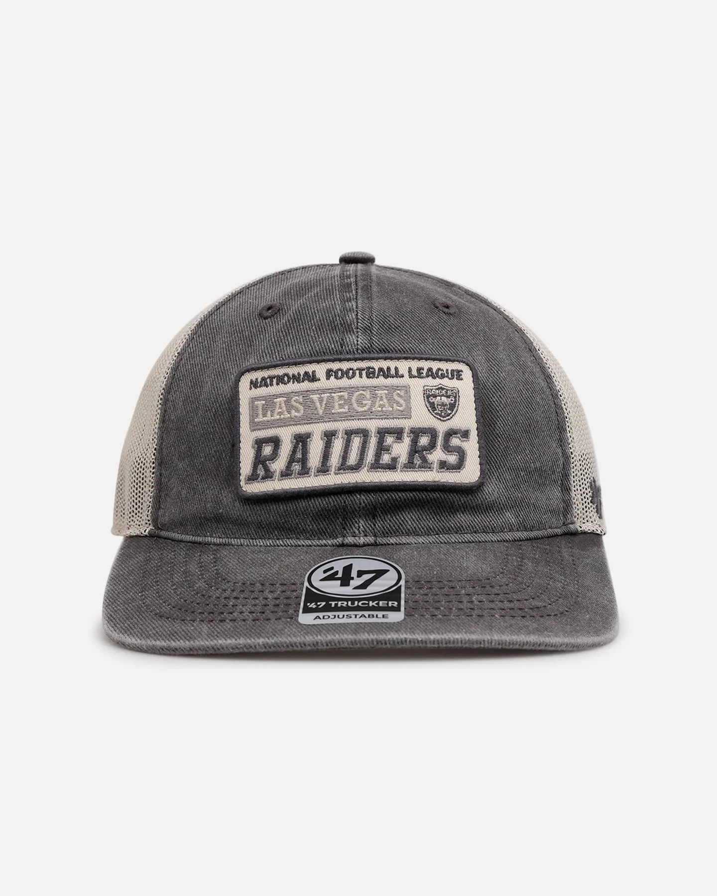 47 Brand Las Vegas Raiders 'Canteen' '47 Trucker Snapback Dark Cinder sold by Culture Kings