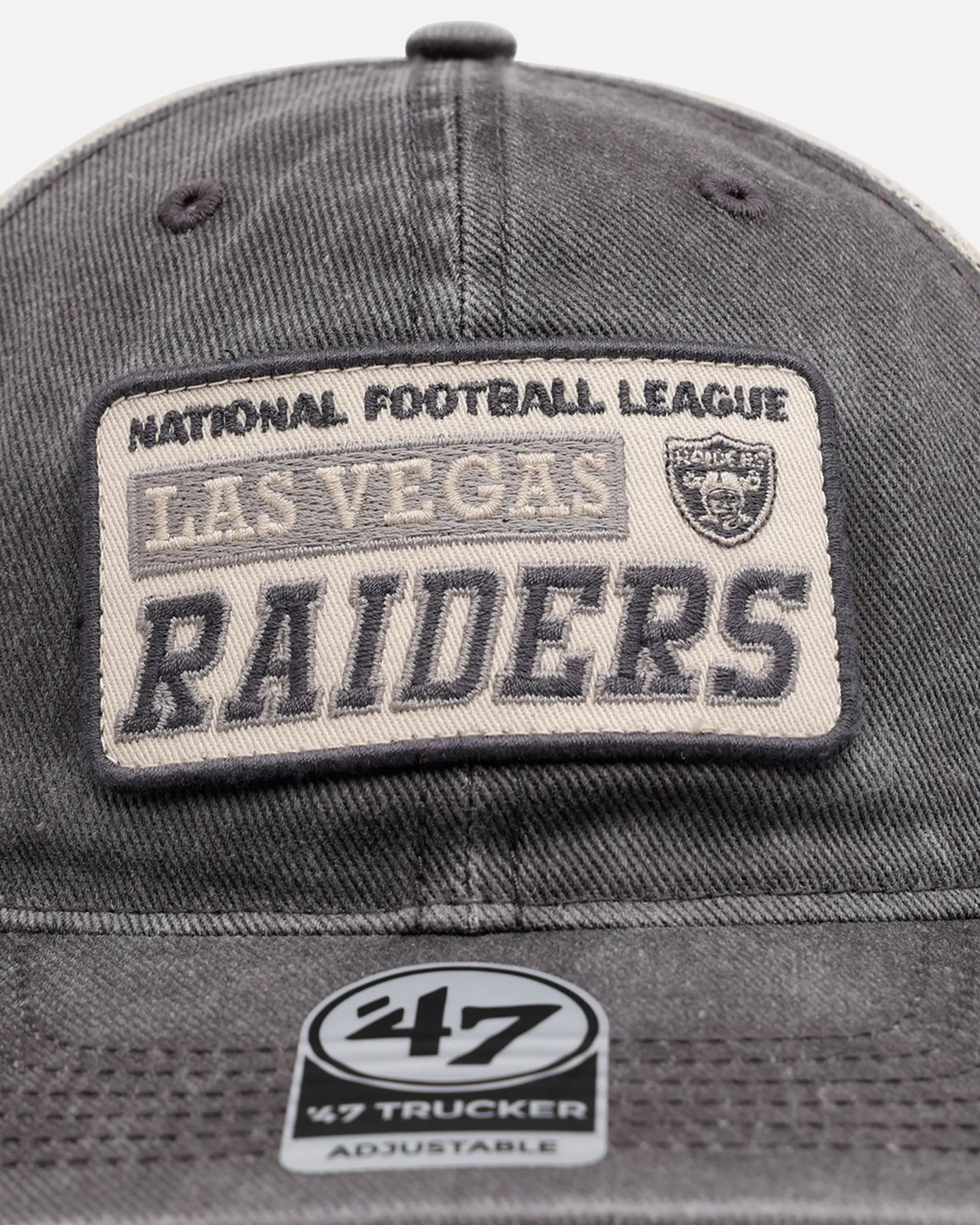 47 Brand Las Vegas Raiders 'Canteen' '47 Trucker Snapback Dark Cinder sold by Culture Kings product image thumbnail 5