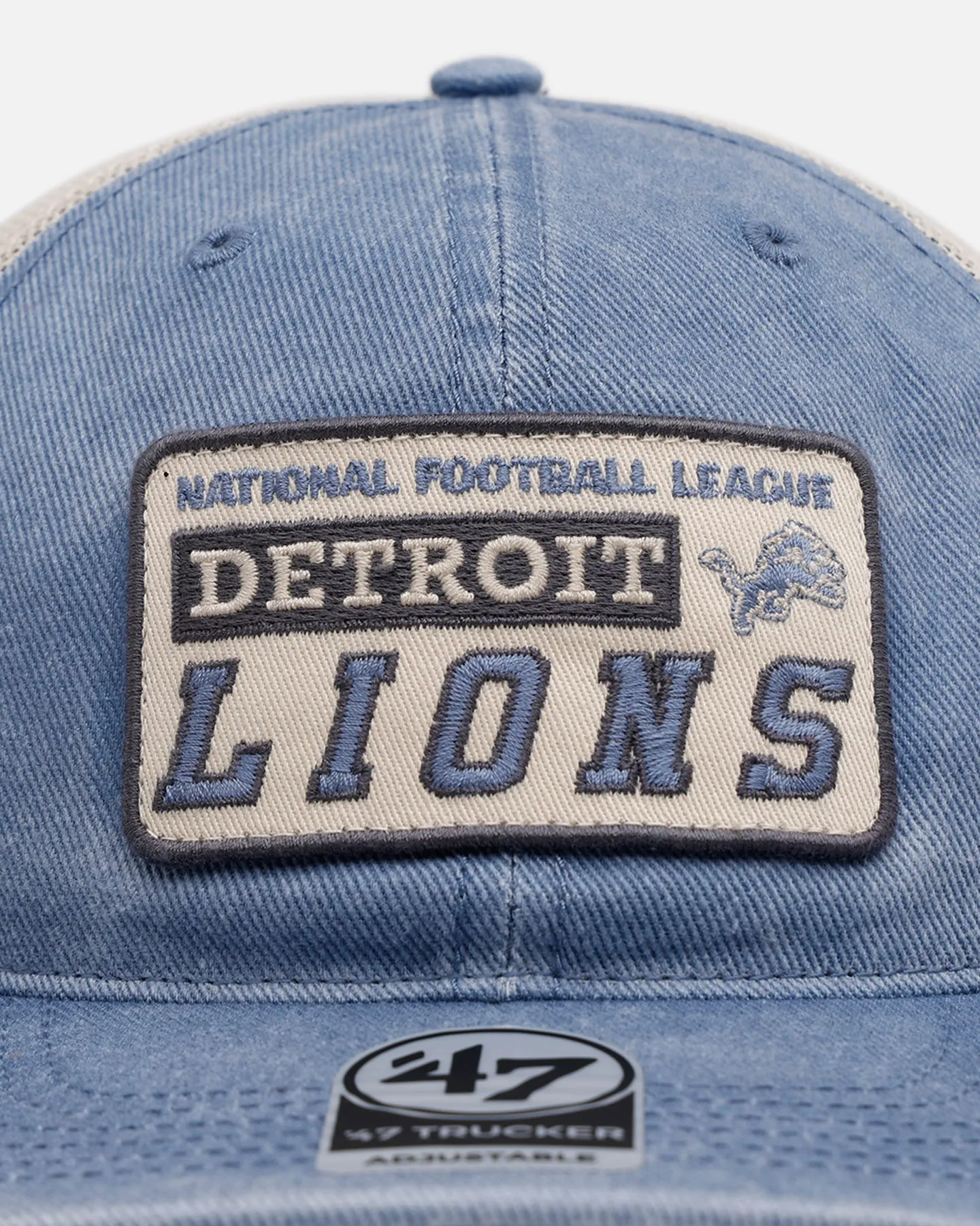 47 Brand Detroit Lions 'Canteen' '47 Trucker Snapback Blue sold by Culture Kings product image thumbnail 5