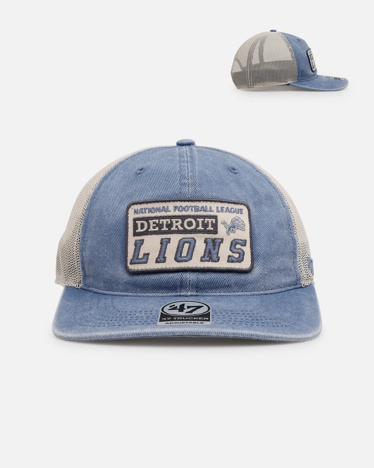 47 Brand Detroit Lions 'Canteen' '47 Trucker Snapback Blue sold by Culture Kings