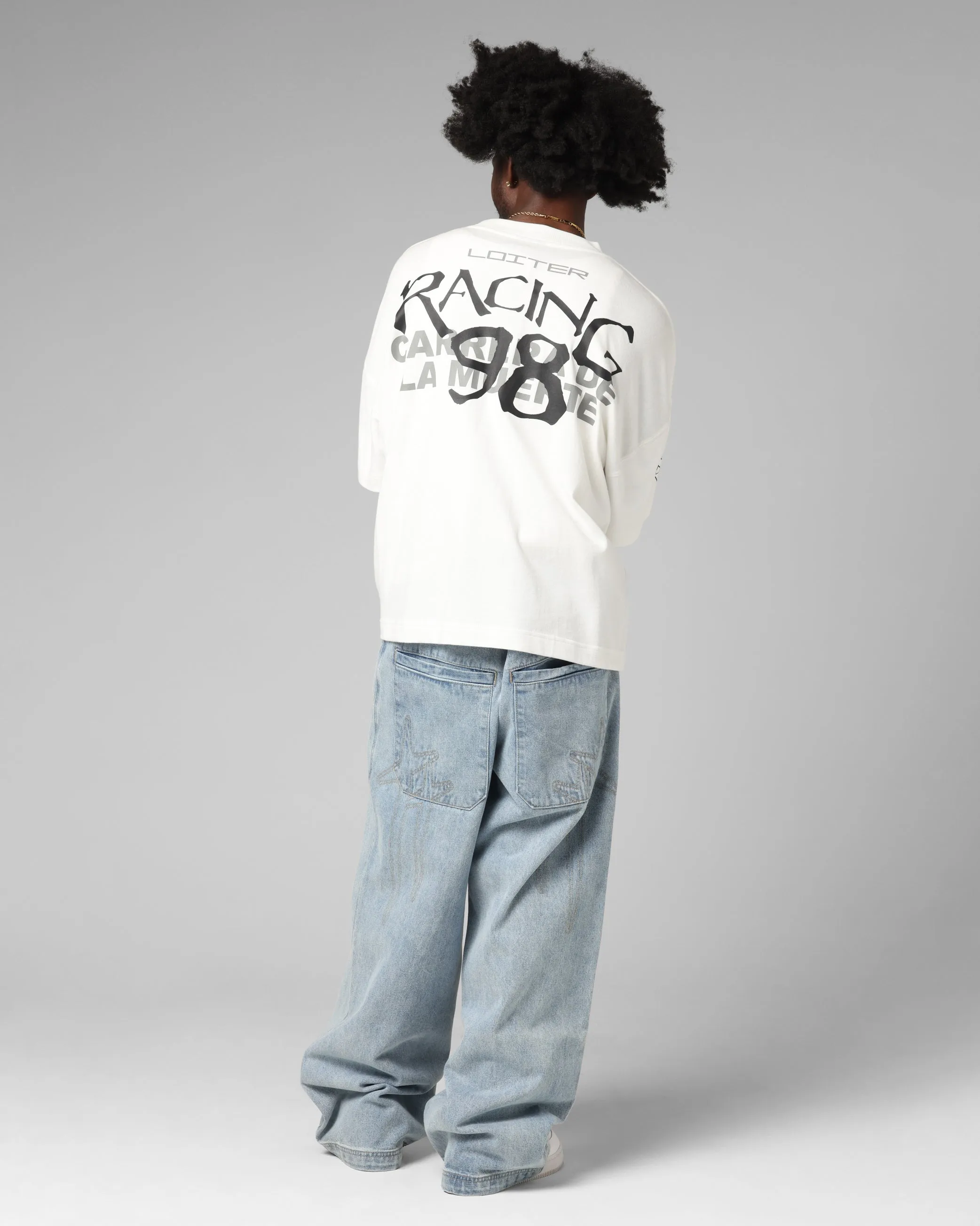Loiter Performance Layered Long Sleeve T-Shirt Off White sold by Culture Kings product image thumbnail 4