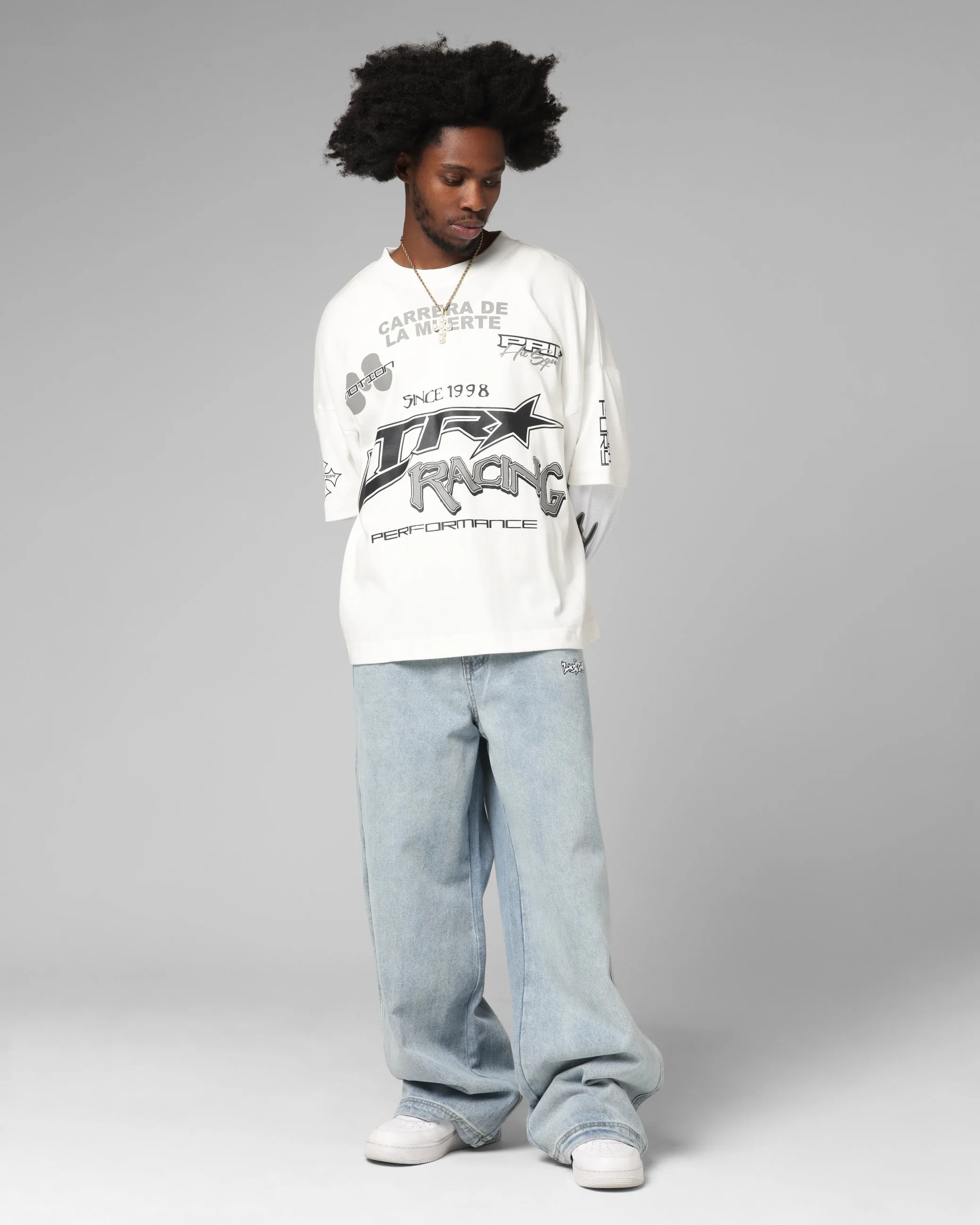 Loiter Performance Layered Long Sleeve T-Shirt Off White sold by Culture Kings product image thumbnail 3