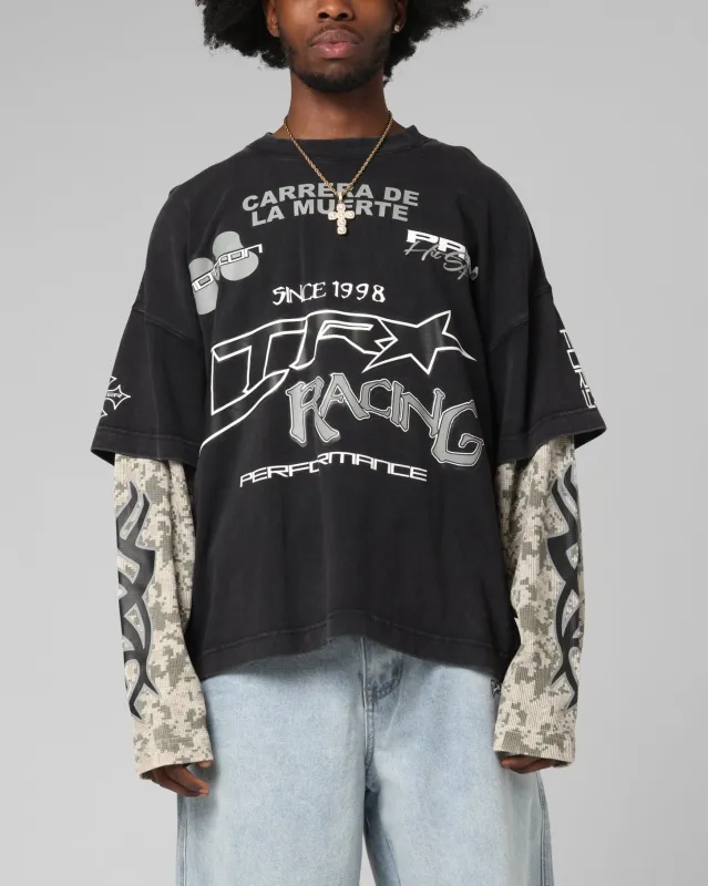 Loiter Performance Layered Long Sleeve T-Shirt Vintage Black sold by Culture Kings