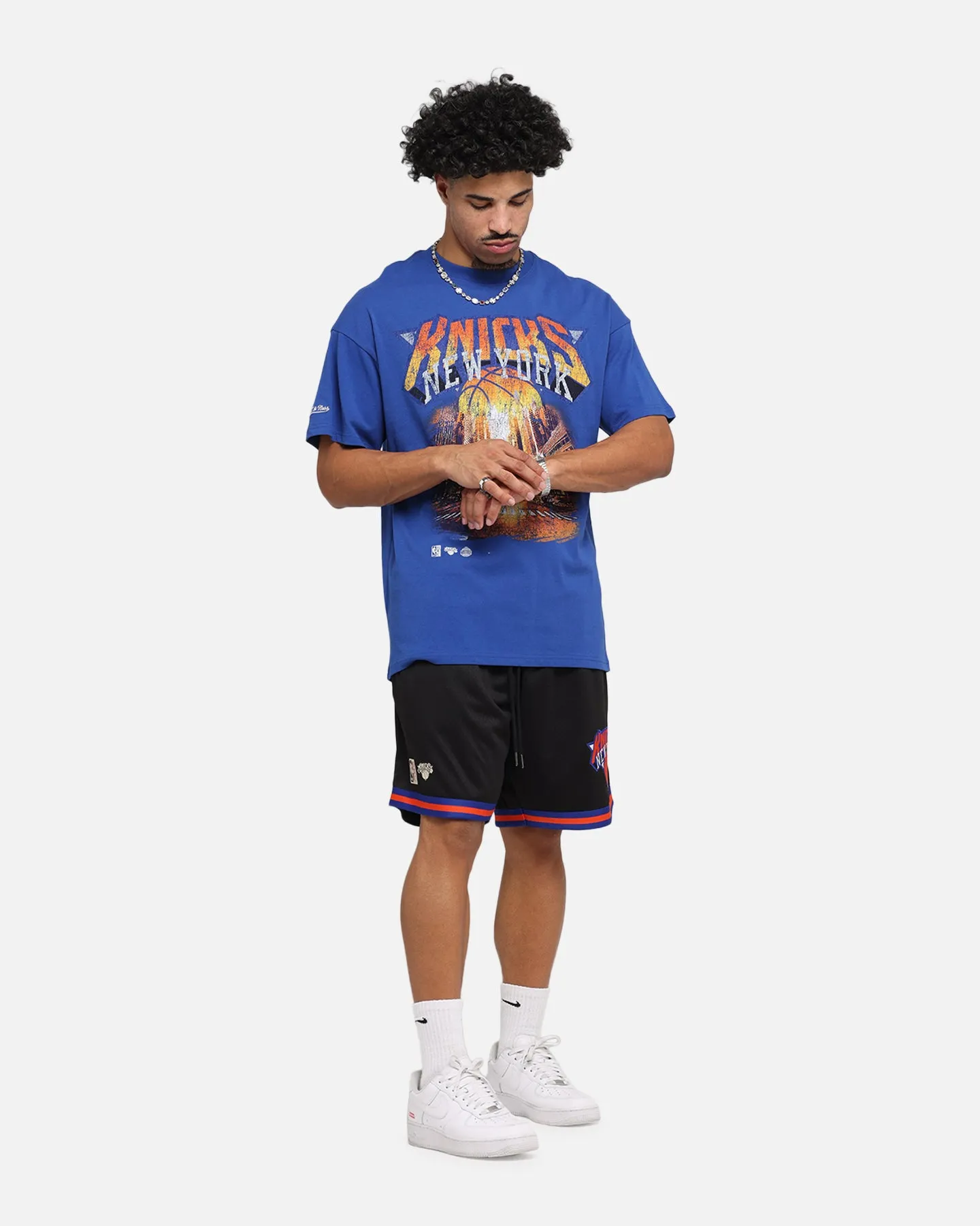 Mitchell & Ness New York Knicks The Garden T-Shirt Blue sold by Culture Kings product image thumbnail 2