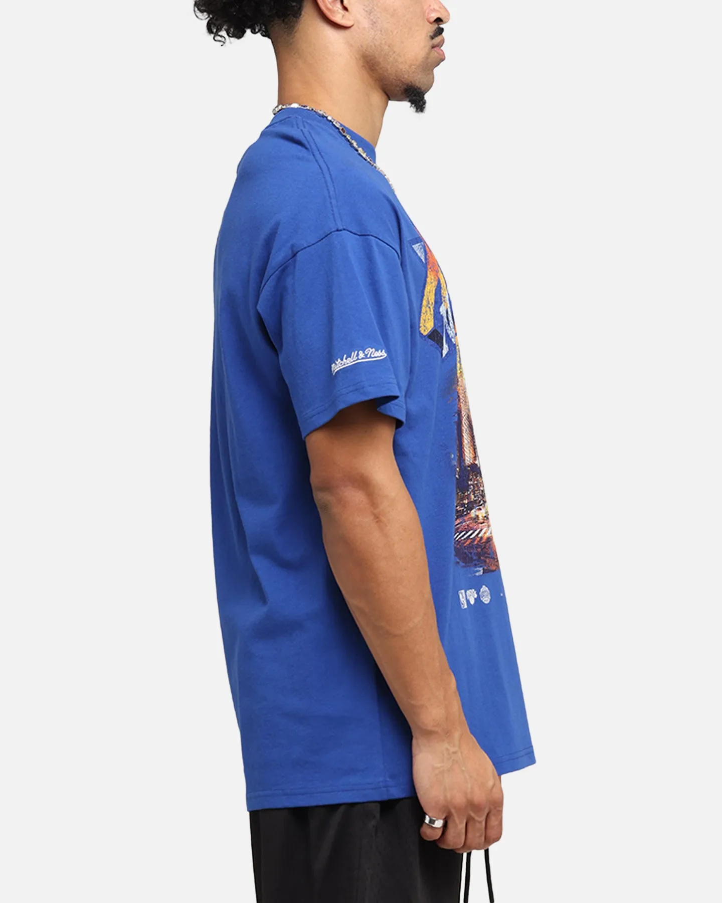 Mitchell & Ness New York Knicks The Garden T-Shirt Blue sold by Culture Kings product image thumbnail 4