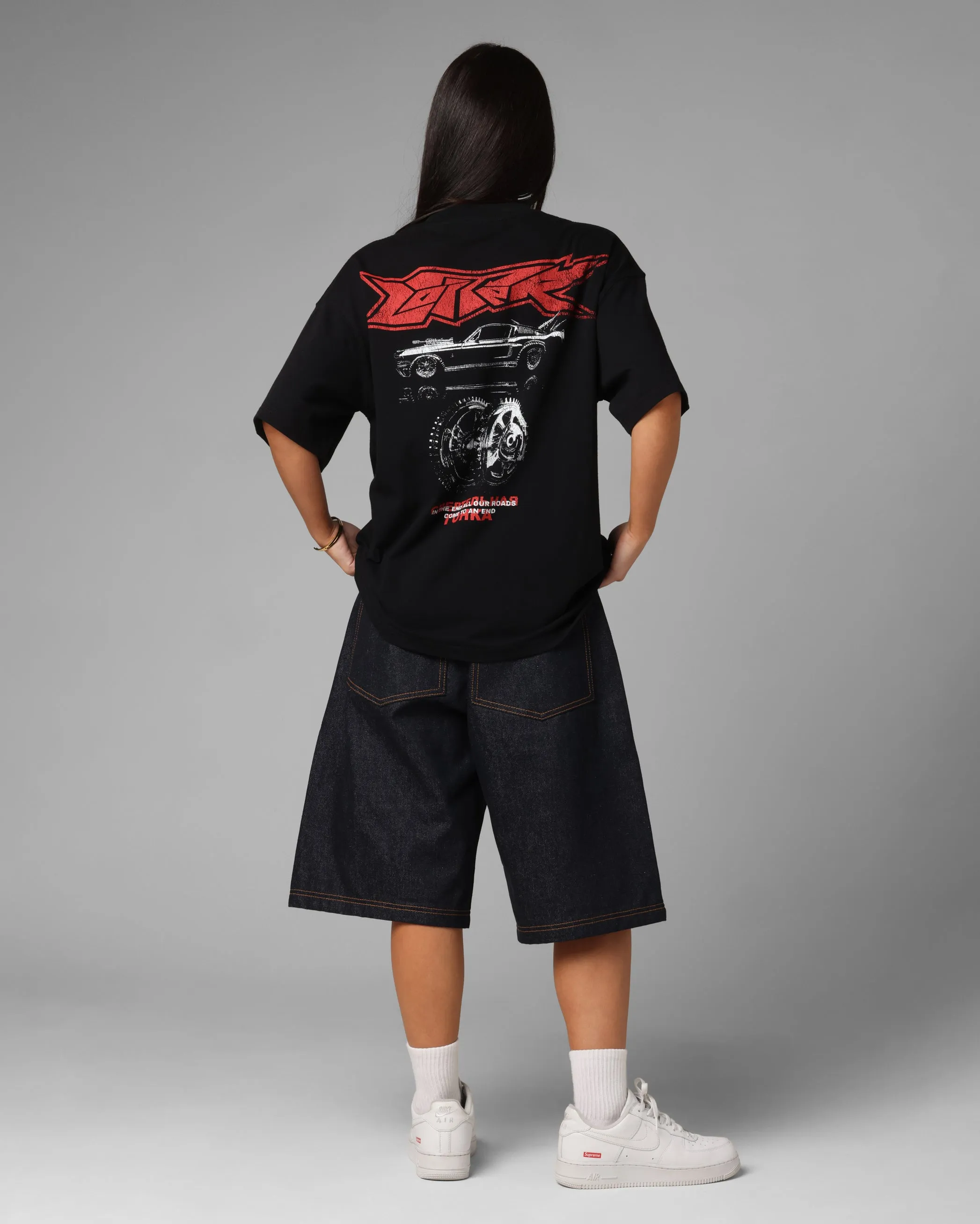 Loiter Death Race Vintage T-Shirt Black sold by Culture Kings product image thumbnail 3