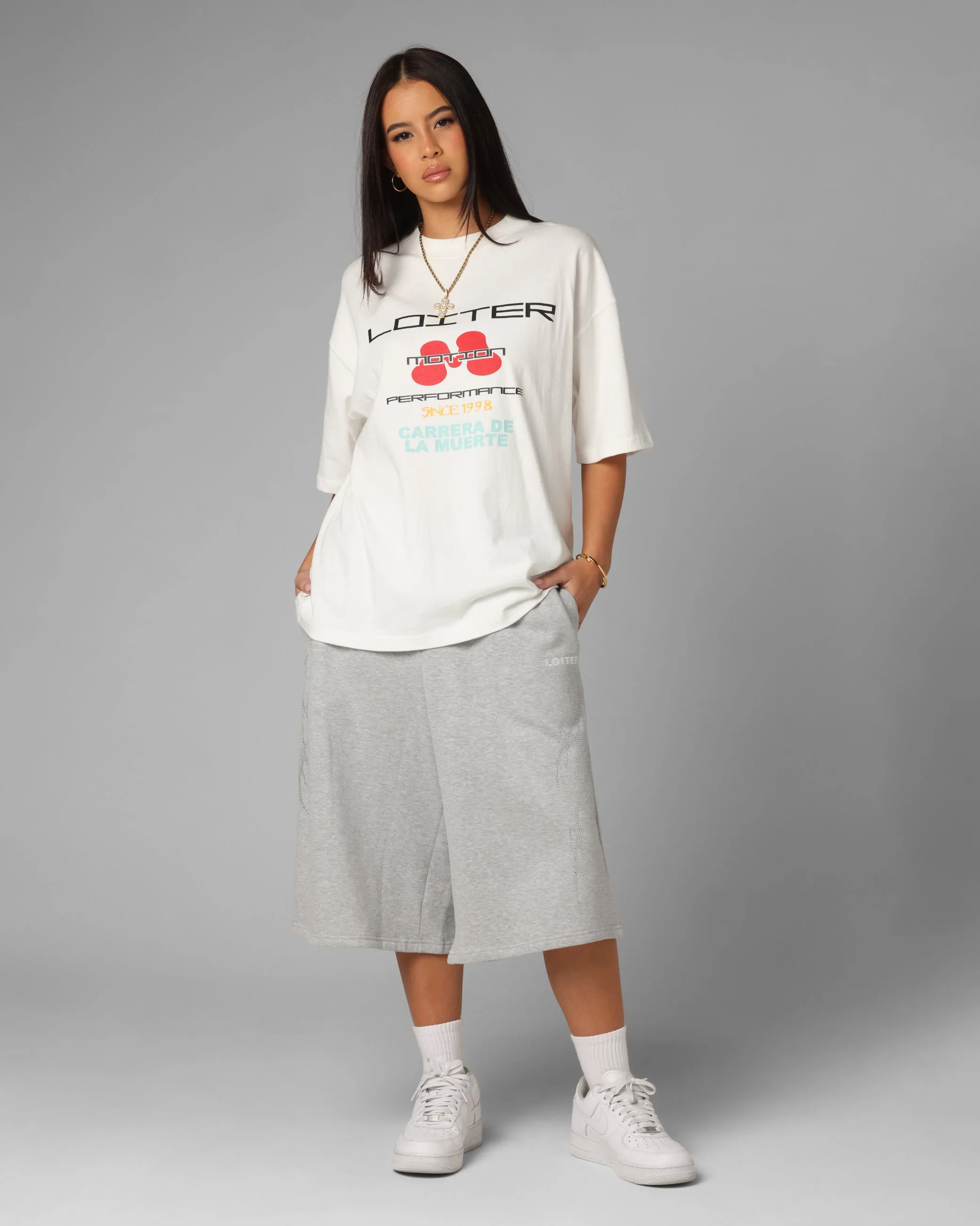 Loiter Performance Premium T-Shirt Off White sold by Culture Kings product image thumbnail 3