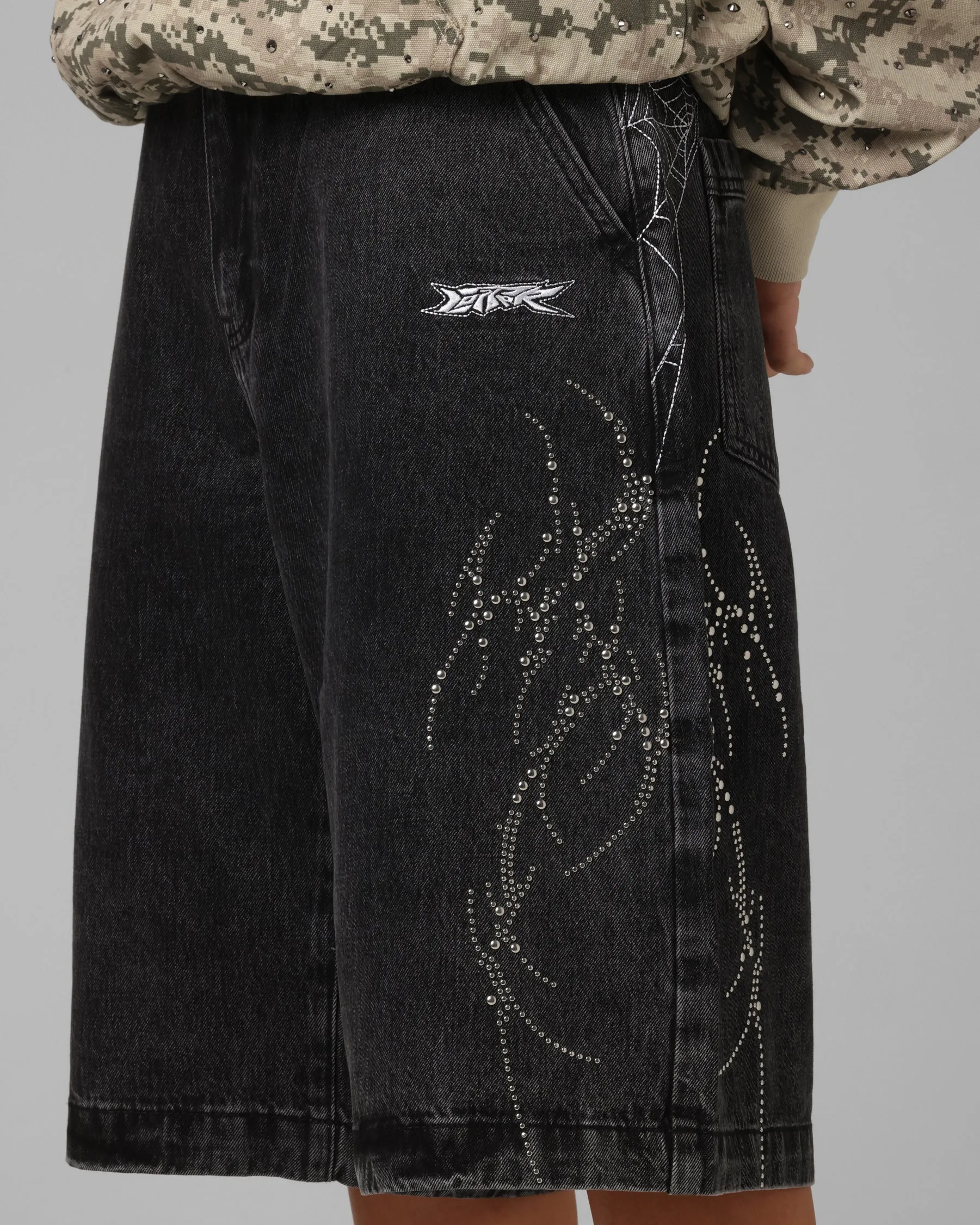 Loiter Goth Clique Jorts Black sold by Culture Kings product image thumbnail 3