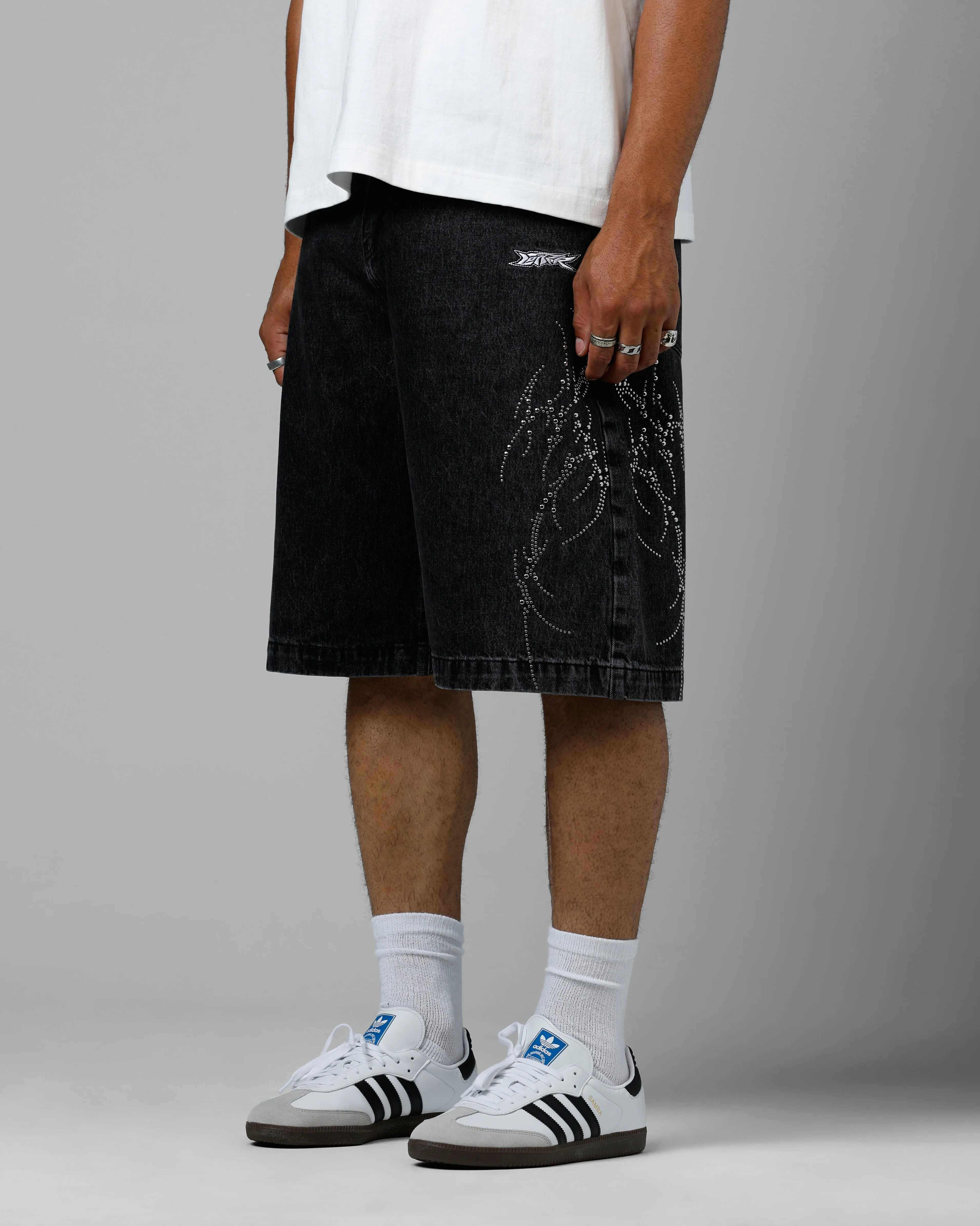 Loiter Goth Clique Jorts Black sold by Culture Kings product image thumbnail 4