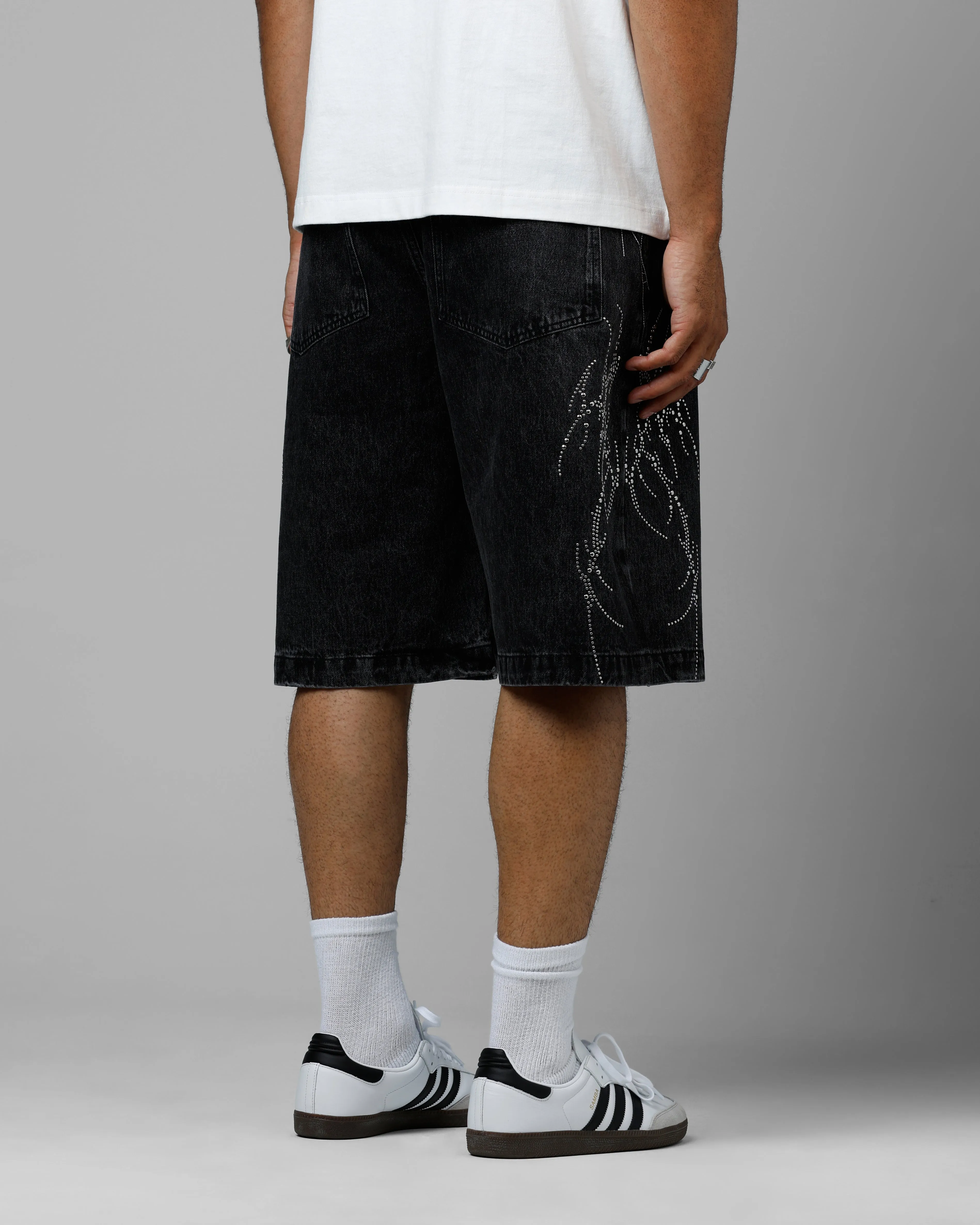 Loiter Goth Clique Jorts Black sold by Culture Kings product image thumbnail 3