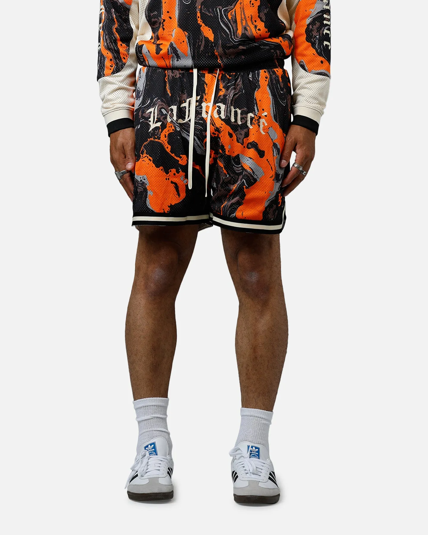 Puma Lafrancé Heem All Over Print Shorts Orange sold by Culture Kings