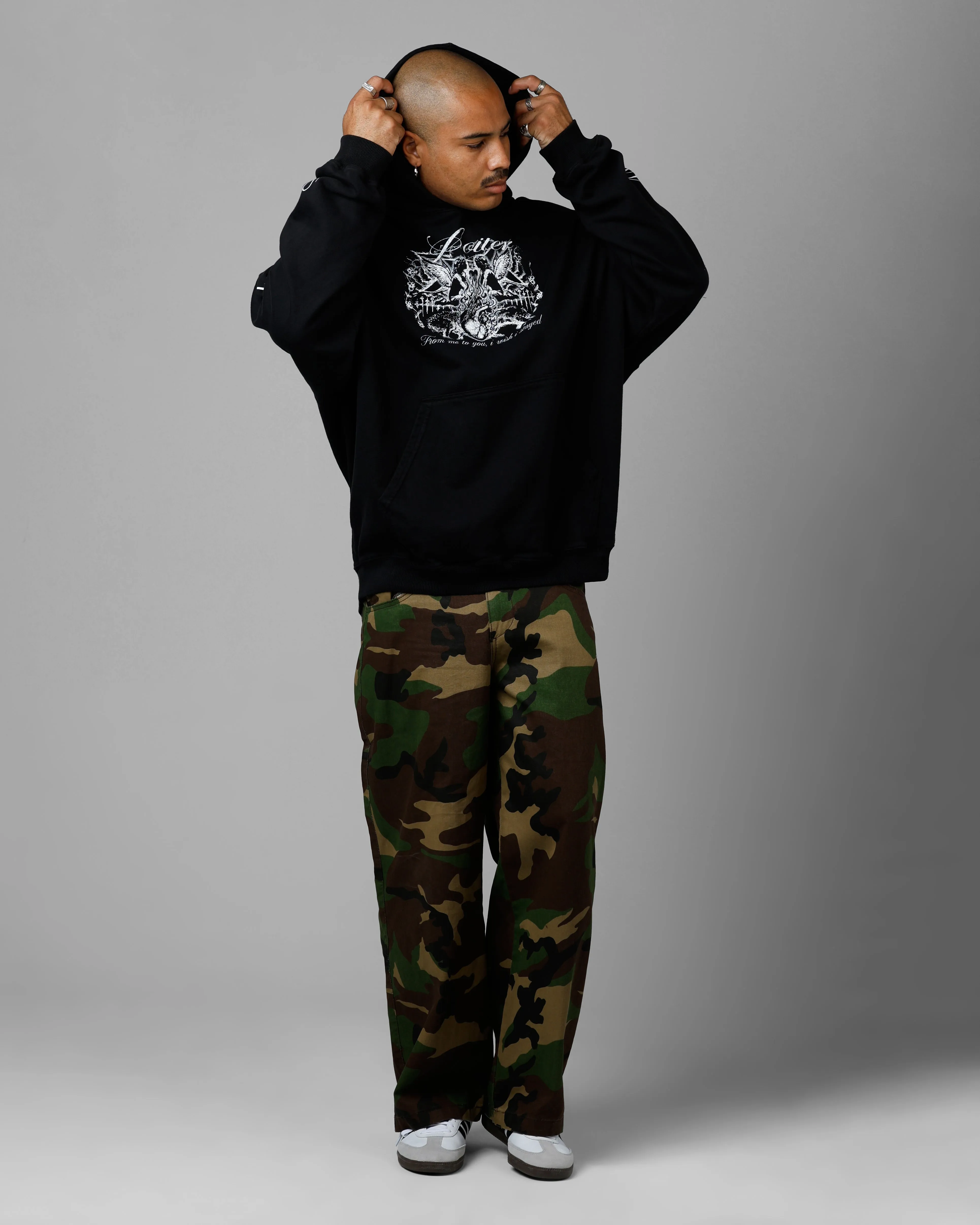 Loiter Earth Angel Premium Hoodie Black sold by Culture Kings product image thumbnail 3