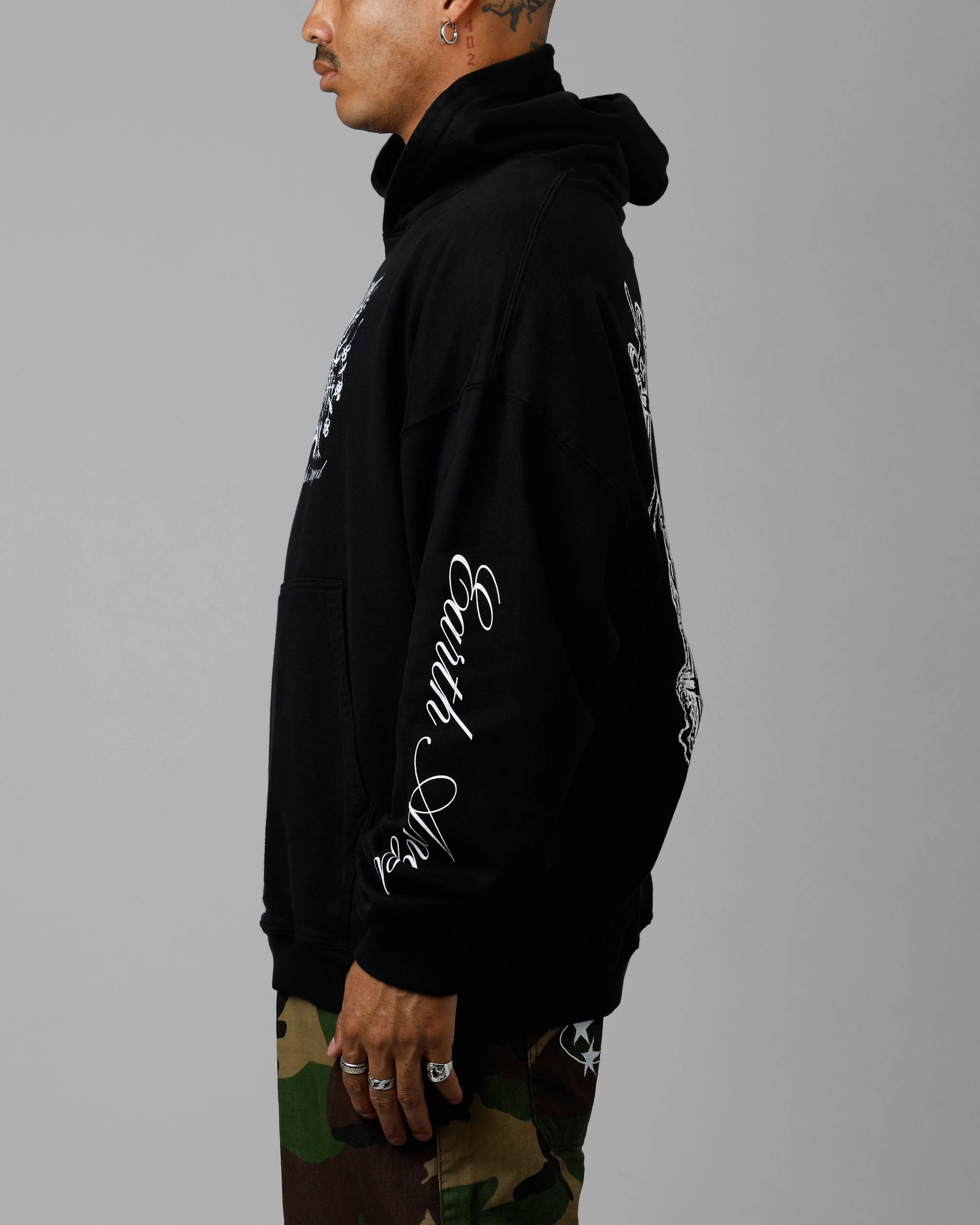 Loiter Earth Angel Premium Hoodie Black sold by Culture Kings product image thumbnail 5
