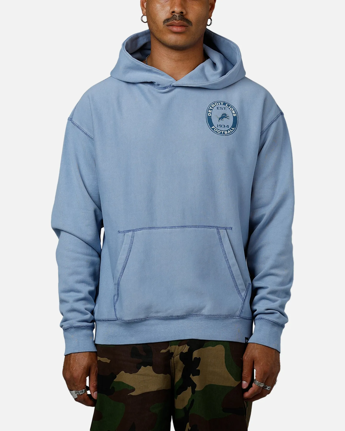 47 Brand Detroit Lions Boot Path Hoodie Blue sold by Culture Kings product image thumbnail 2