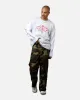 Loiter Hardcore Layered Long Sleeve T-Shirt Grey/White sold by Culture Kings