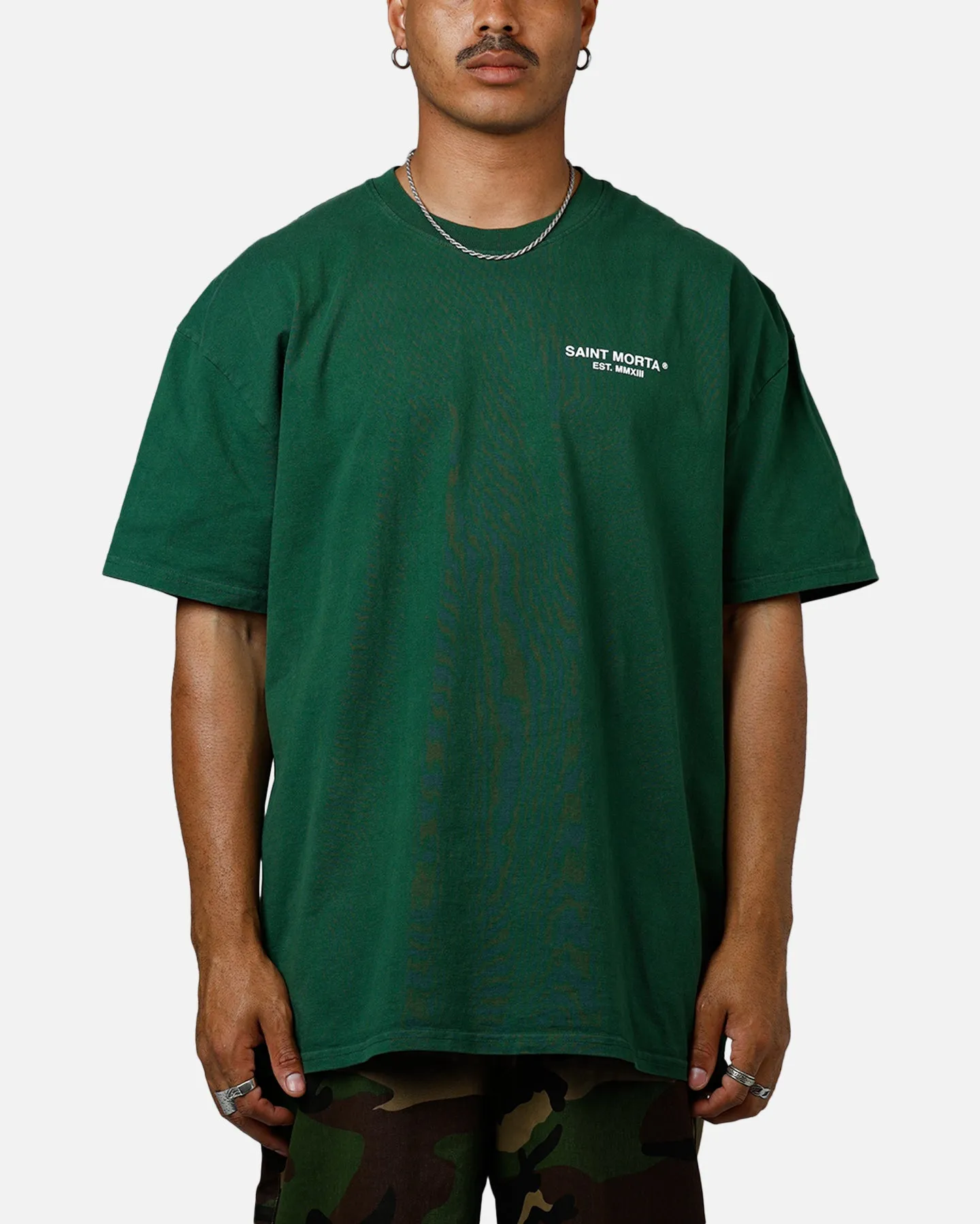 Saint Morta Heartbreak Boxy T-Shirt Green sold by Culture Kings product image thumbnail 2