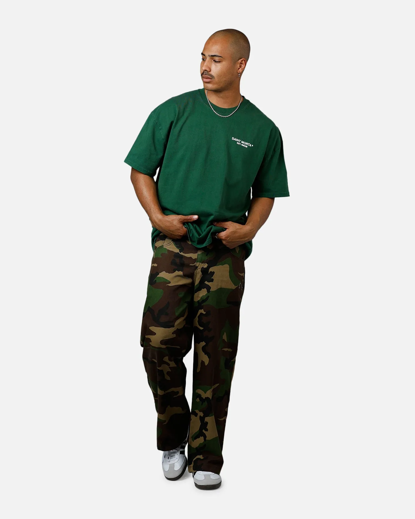 Saint Morta Heartbreak Boxy T-Shirt Green sold by Culture Kings product image thumbnail 3