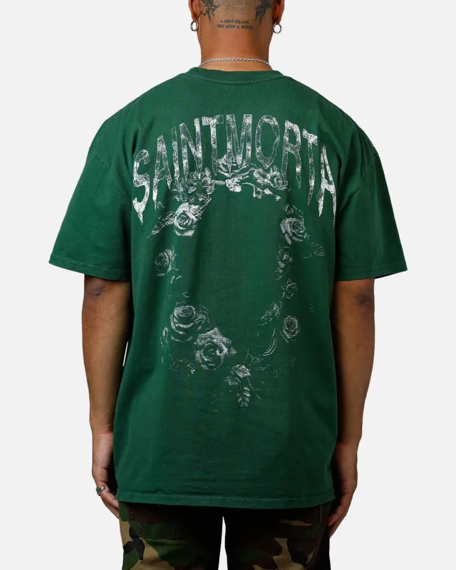 Saint Morta Heartbreak Boxy T-Shirt Green sold by Culture Kings