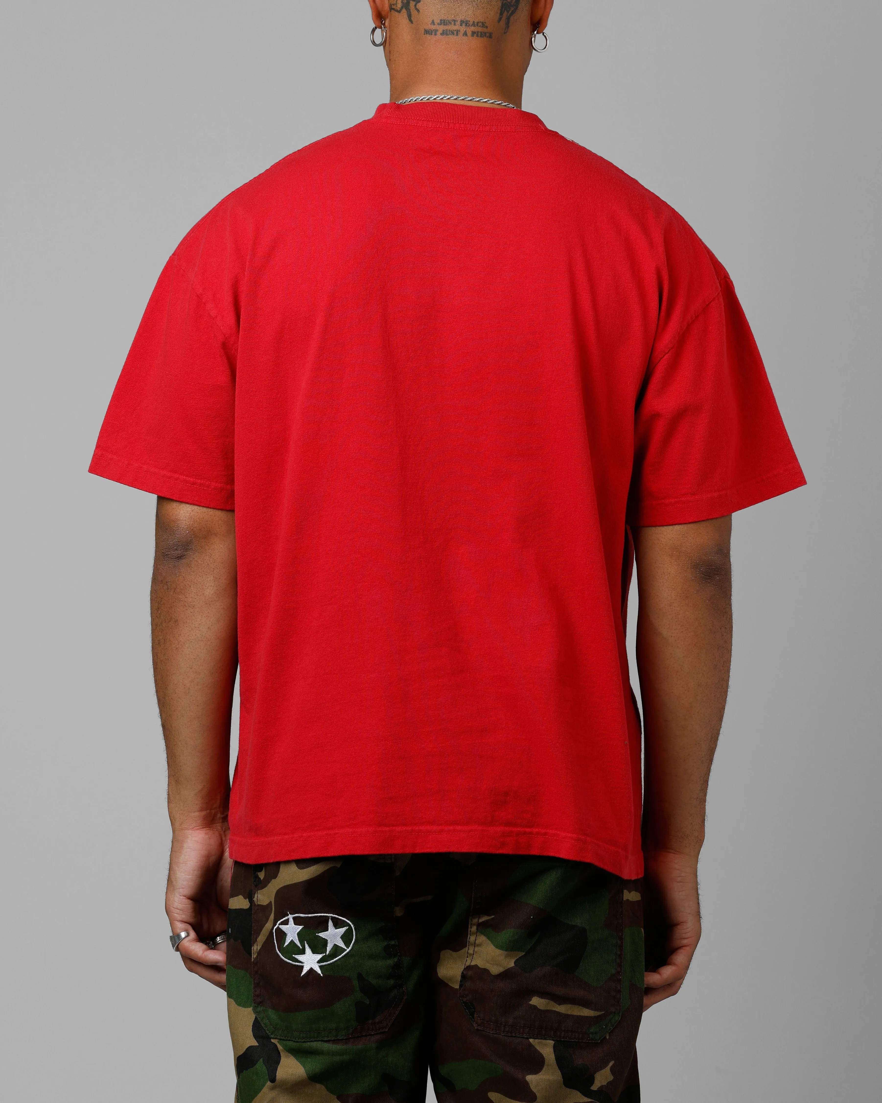 Loiter Hybrid T-Shirt Red sold by Culture Kings product image thumbnail 2