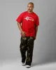 Loiter Hybrid T-Shirt Red sold by Culture Kings