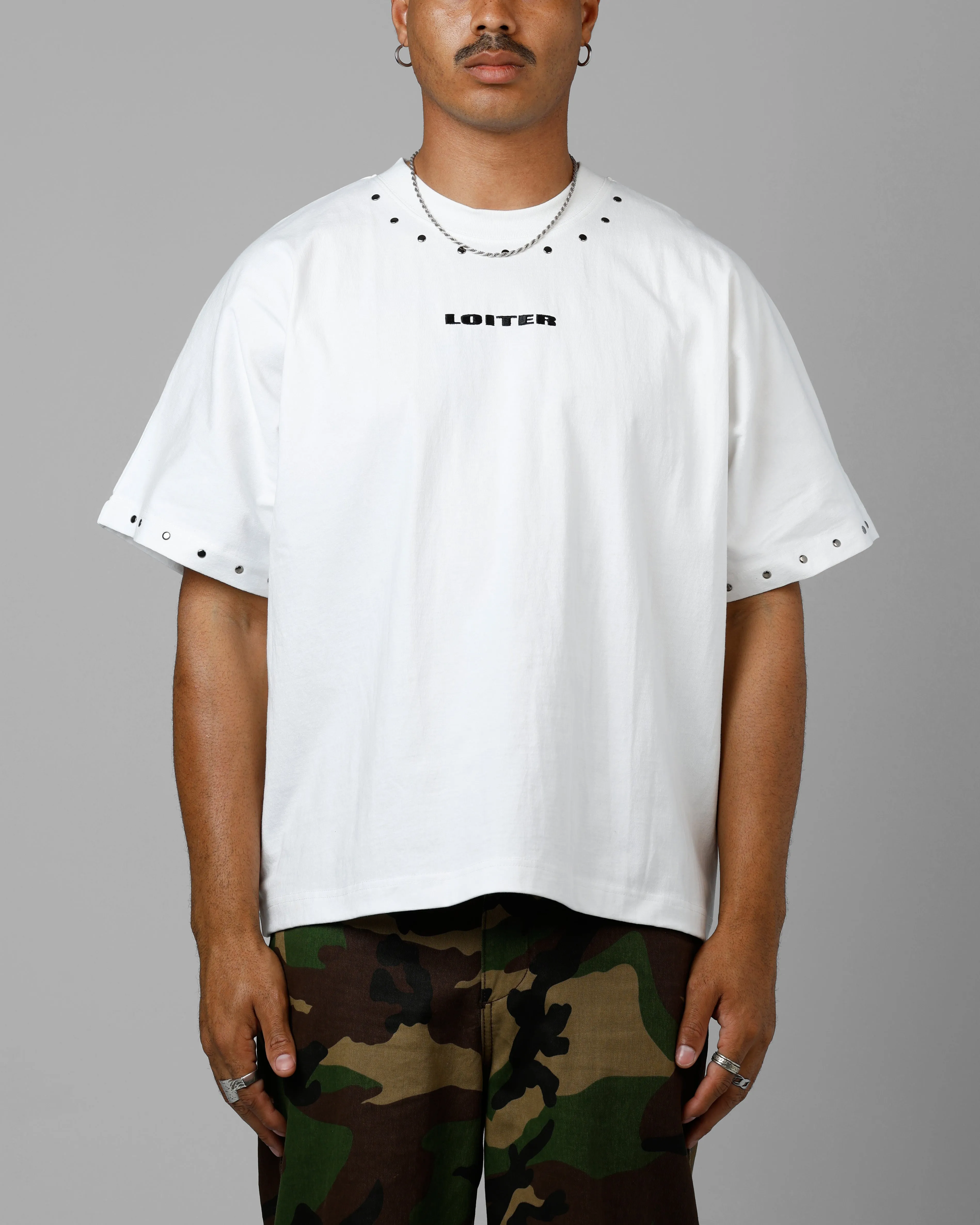 Loiter Opaque Boxy T-Shirt Off White sold by Culture Kings