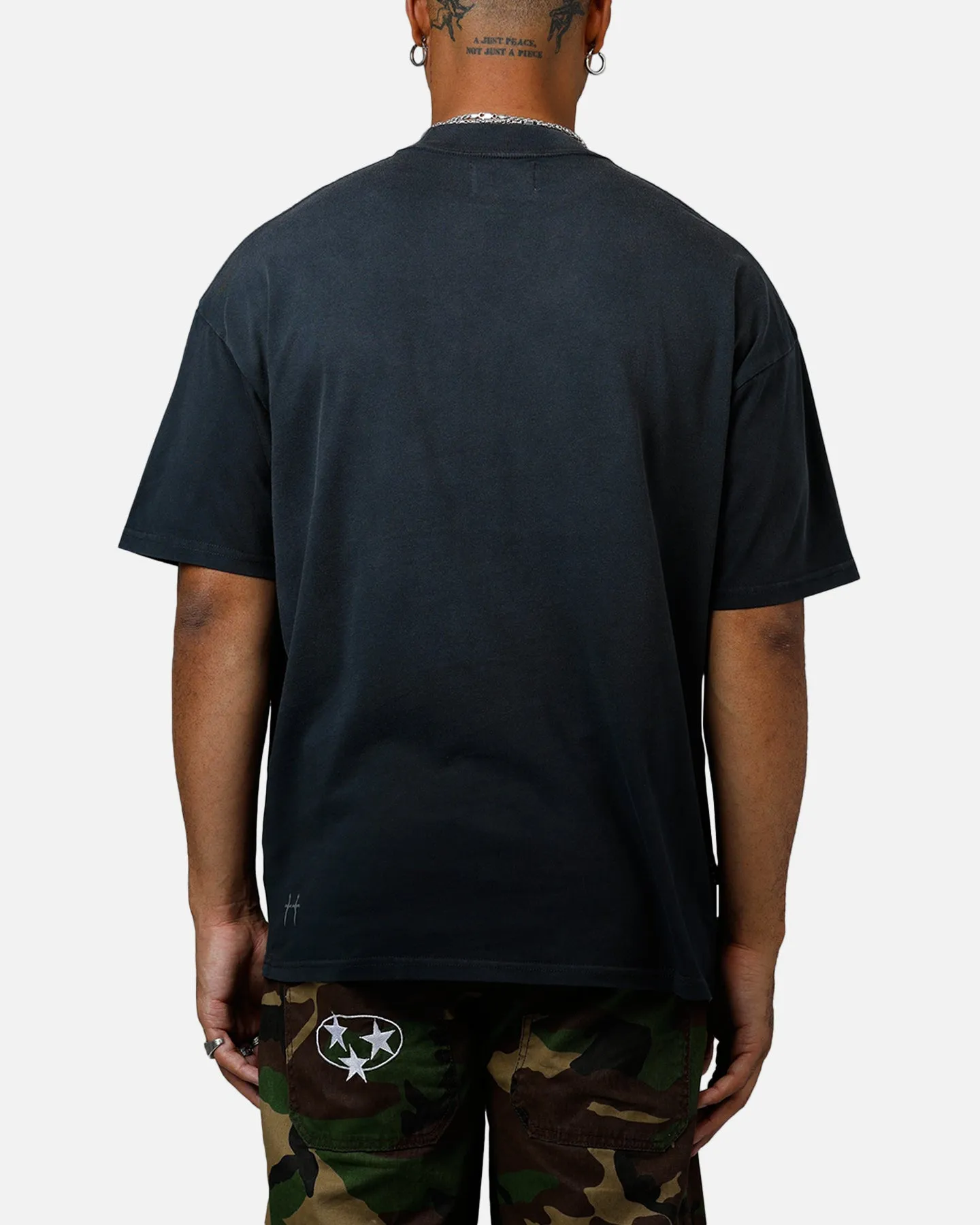 Saint Morta Barbaric Boxy T-Shirt Sunfade Black sold by Culture Kings product image thumbnail 2
