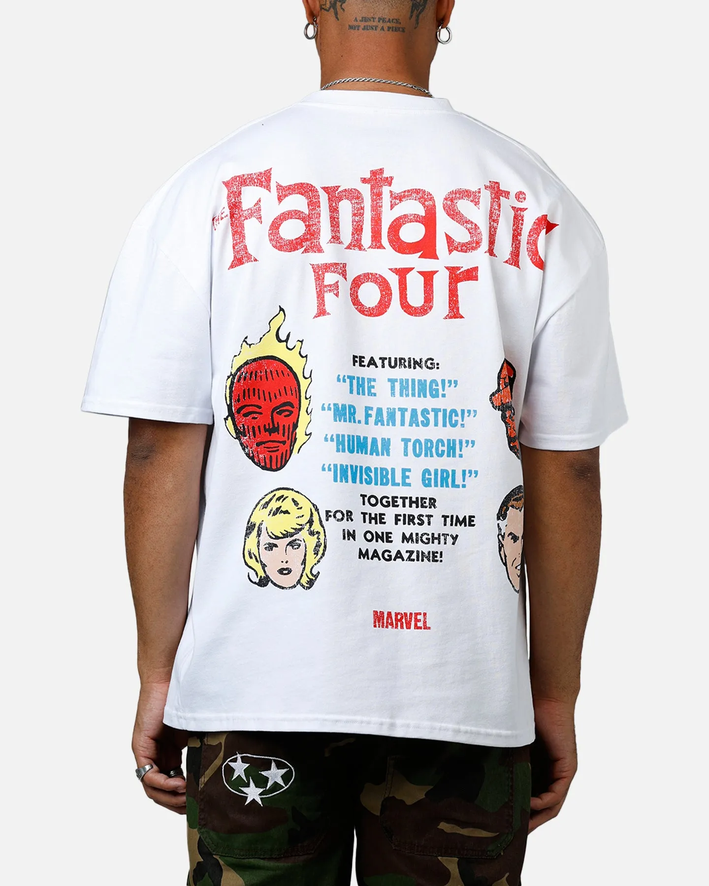 American Thrift Marvel Fantastic Four Group Vintage T-Shirt White sold by Culture Kings product image thumbnail 2