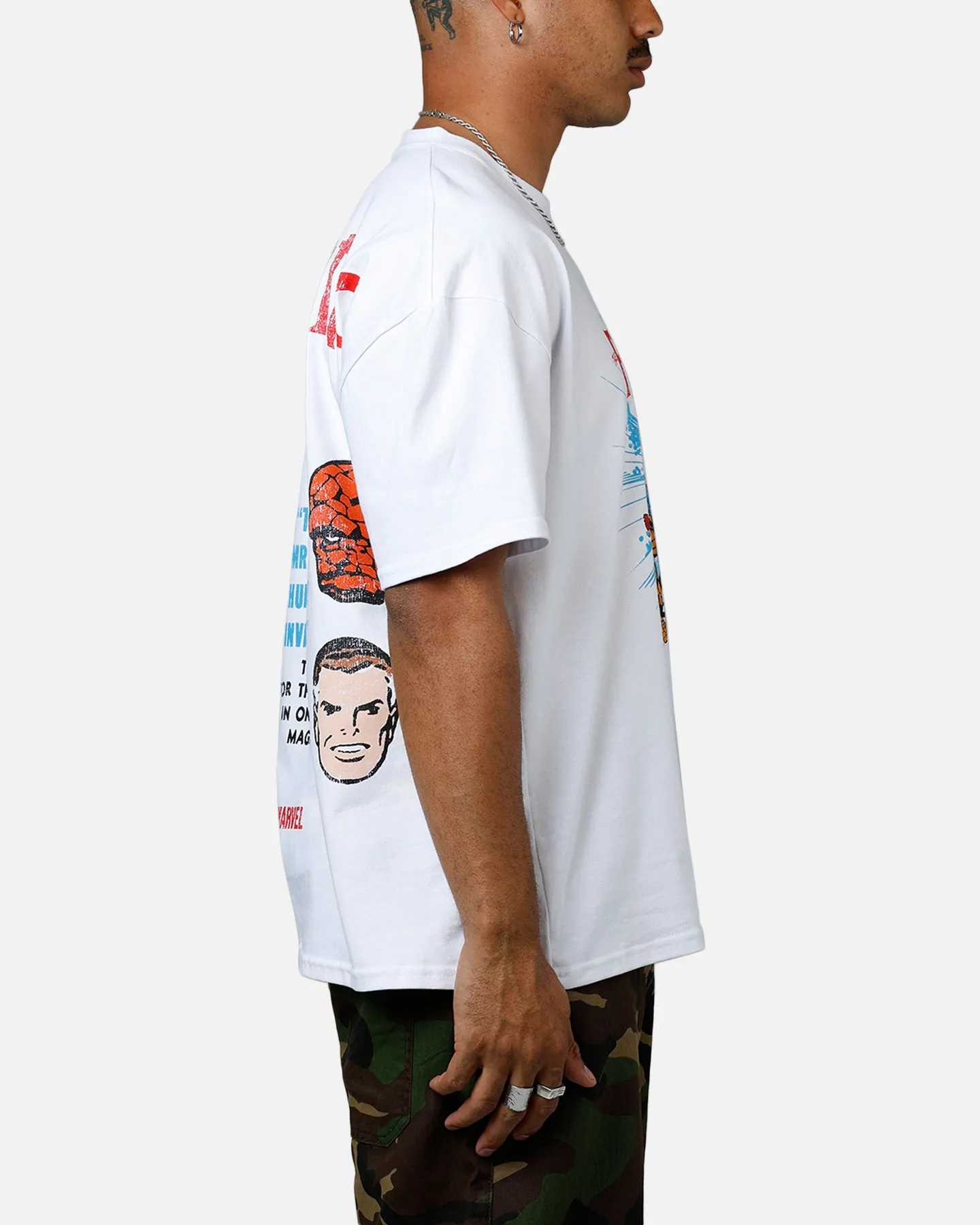 American Thrift Marvel Fantastic Four Group Vintage T-Shirt White sold by Culture Kings product image thumbnail 4