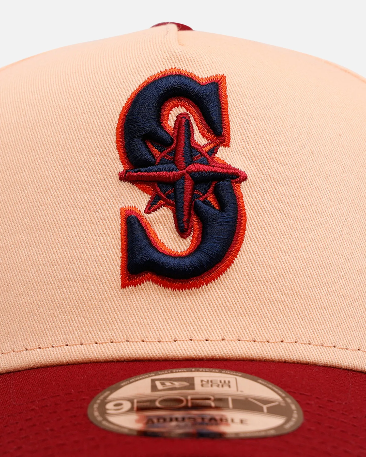 New Era Seattle Mariners 'Volcano' 9FORTY A-Frame Snapback Peach sold by Culture Kings product image thumbnail 5