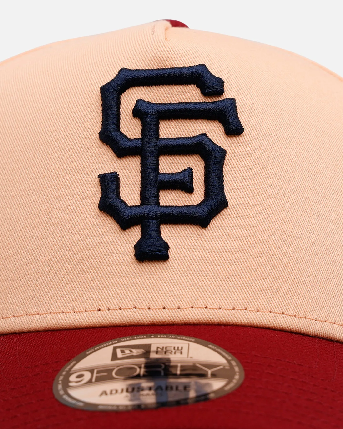 New Era San Francisco Giants 'Volcano' 9FORTY A-Frame Snapback Peach sold by Culture Kings product image thumbnail 5