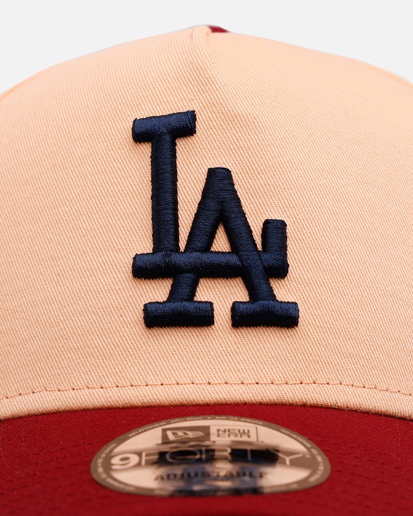 New Era Los Angeles Dodgers 'Volcano' 9FORTY A-Frame Snapback Peach sold by Culture Kings product image thumbnail 5