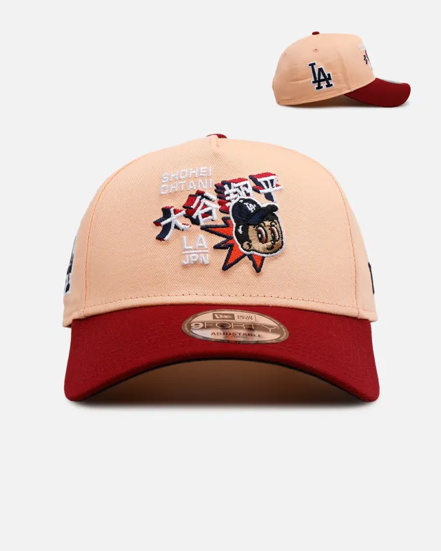 New Era Los Angeles Dodgers 'Volcano' Ohtani 9FORTY A-Frame Snapback Peach sold by Culture Kings