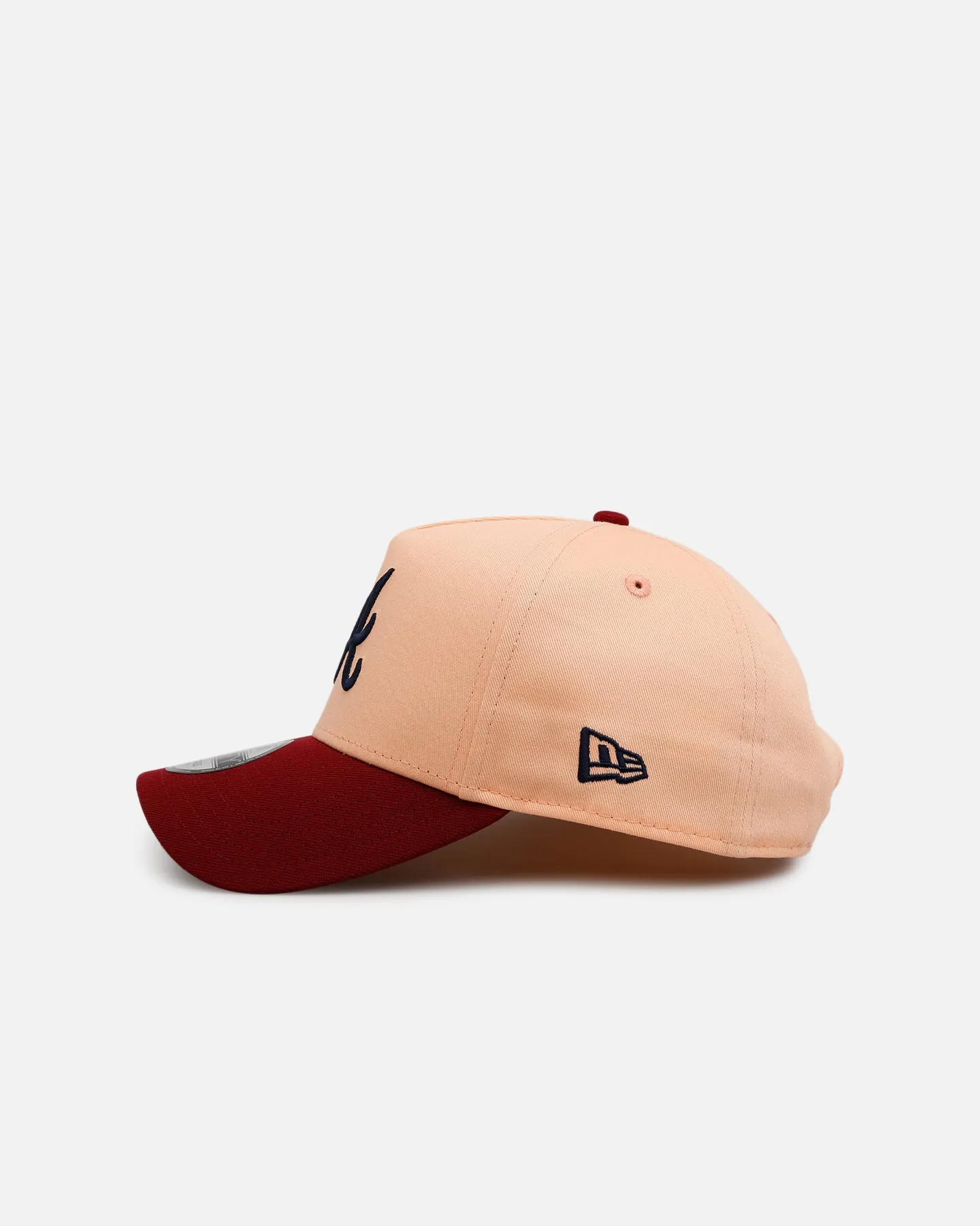 New Era Atlanta Braves 'Volcano' 9FORTY A-Frame Snapback Peach sold by Culture Kings product image thumbnail 4
