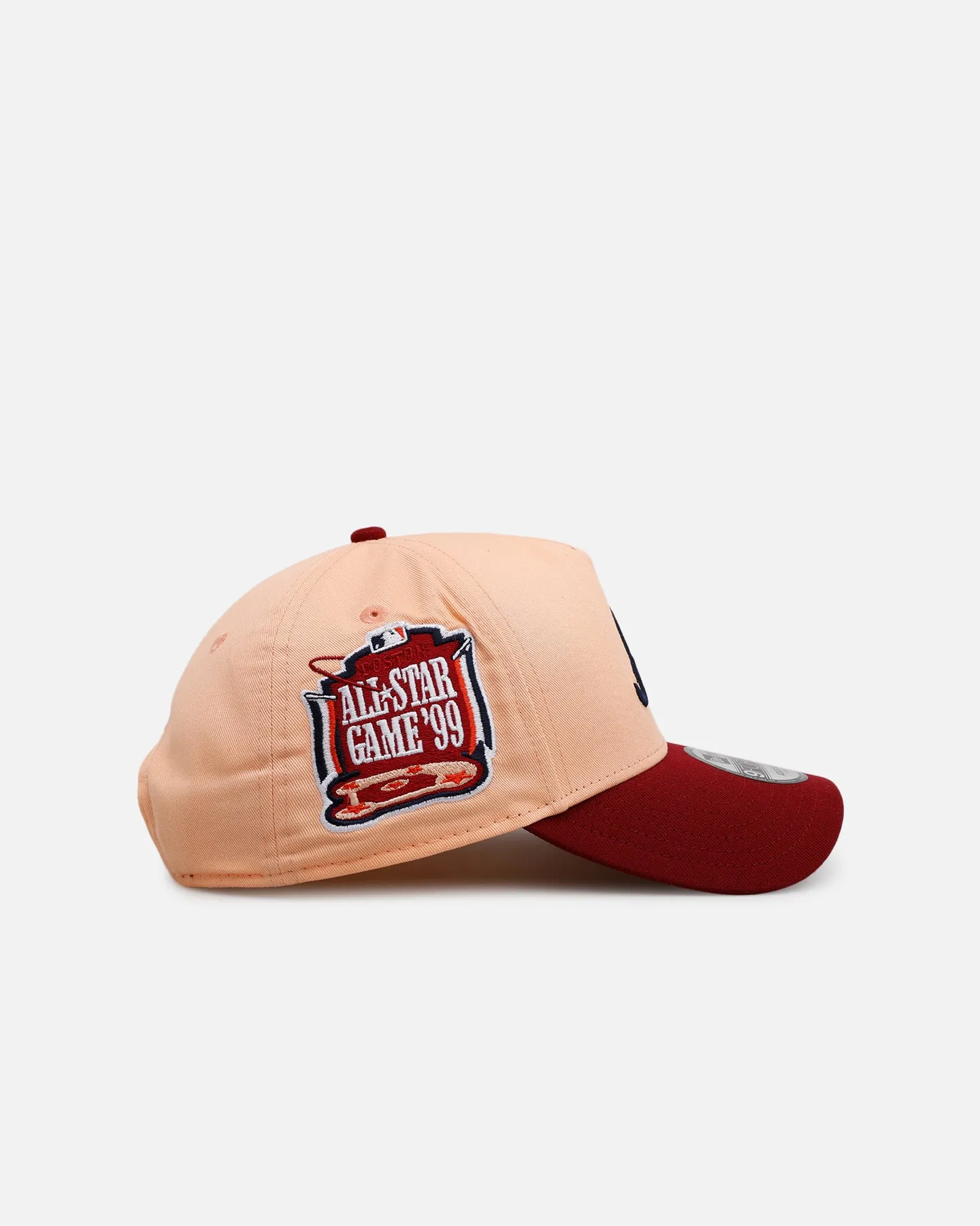 New Era Atlanta Braves 'Volcano' 9FORTY A-Frame Snapback Peach sold by Culture Kings product image thumbnail 3