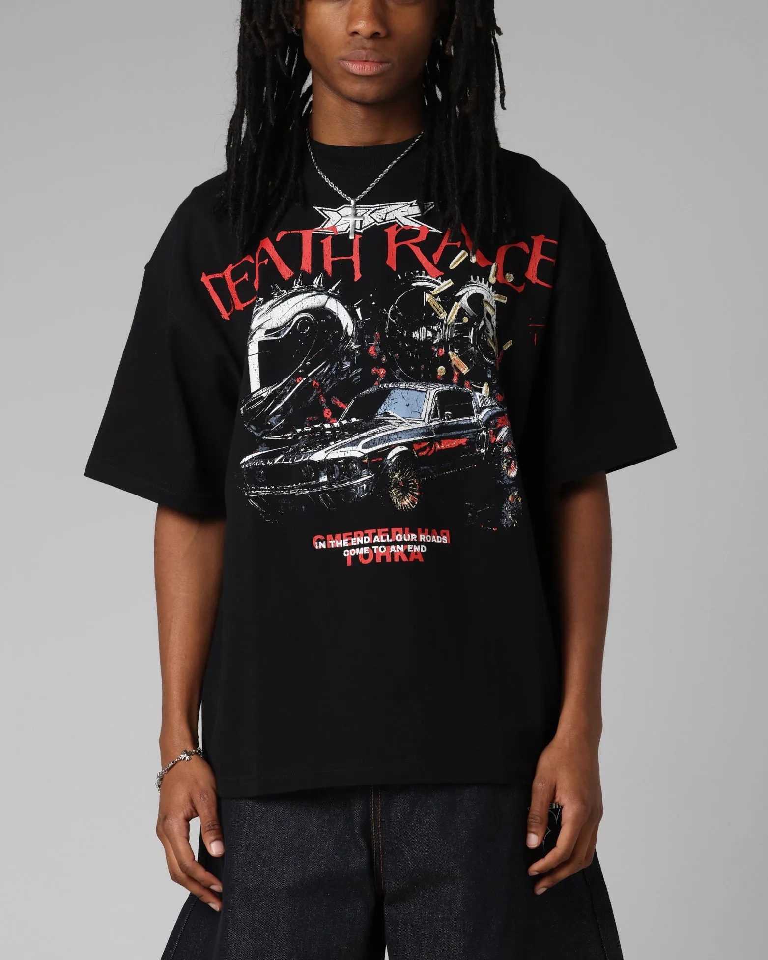 Loiter Death Race Vintage T-Shirt Black sold by Culture Kings