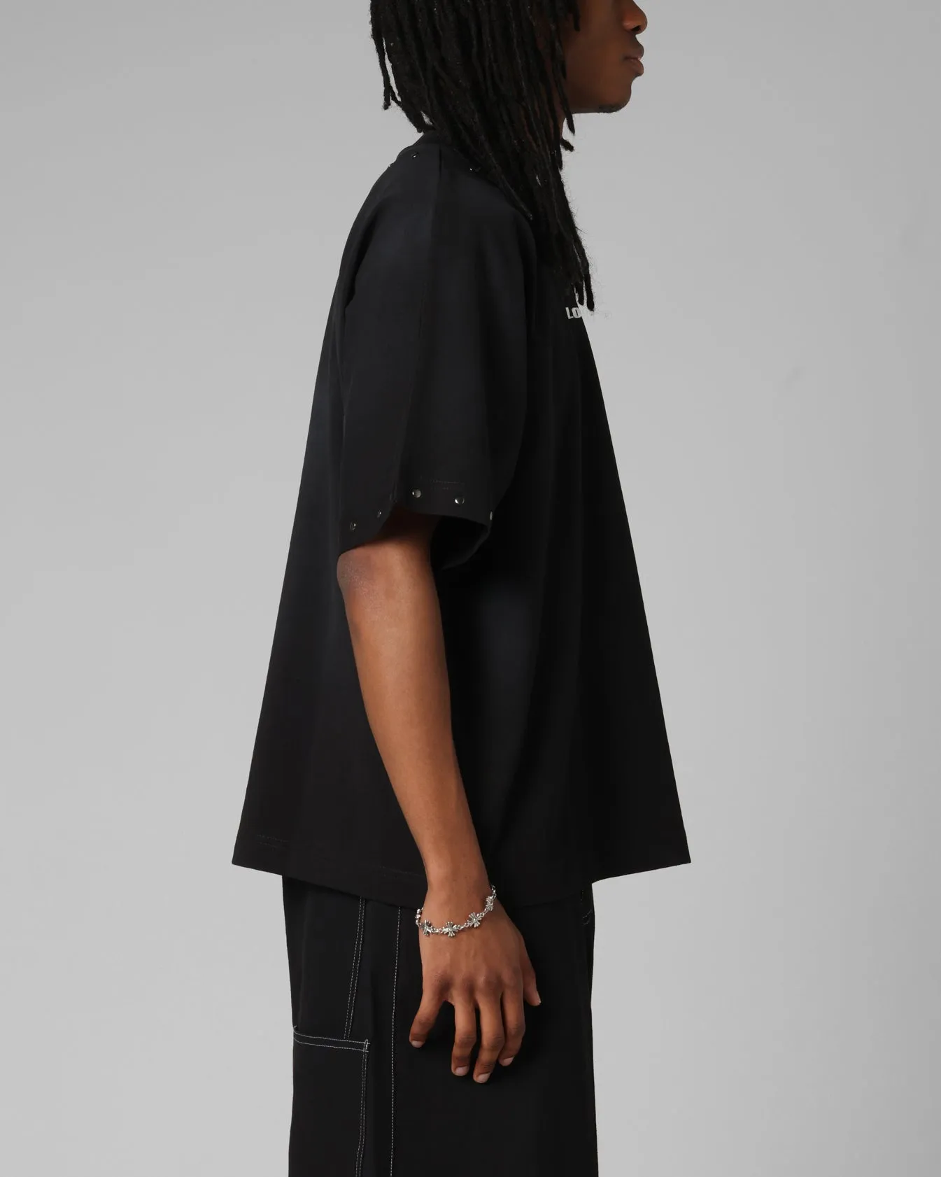 Loiter Opaque Boxy T-Shirt Black sold by Culture Kings product image thumbnail 4